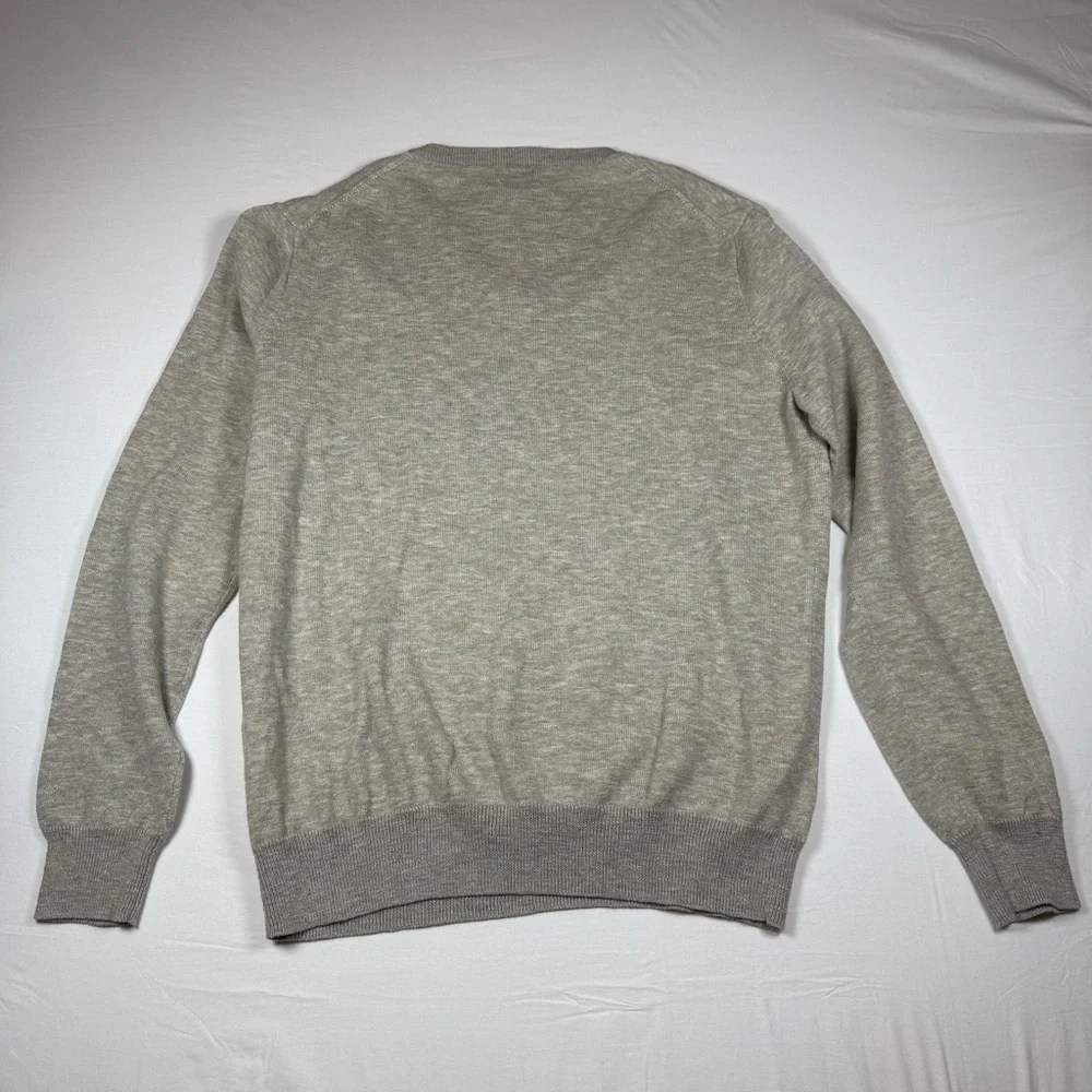 J. Crew Light‎ Gray V-Neck Sweater